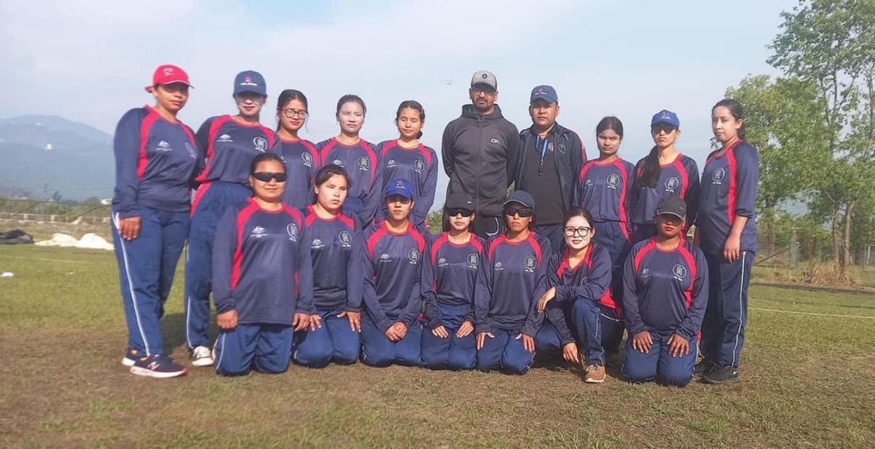 भारतीय नेत्रहीन महिला टिमसँगको ट्वान्टी–२० शृंखलाका लागि नेपाली टिमको घोषणा